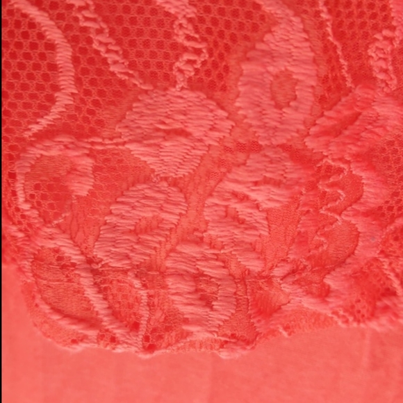 U2B New without tag orange lace tank top size L/G - Picture 5 of 9